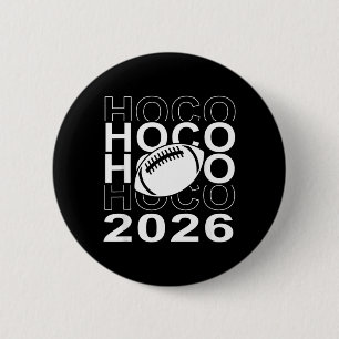 Hoco 2026 American Football Homecoming Game Day 6 Cm Round Badge
