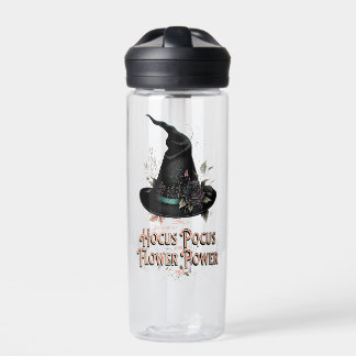 Hocus Pocus and Flower Power Witchy Water Bottle