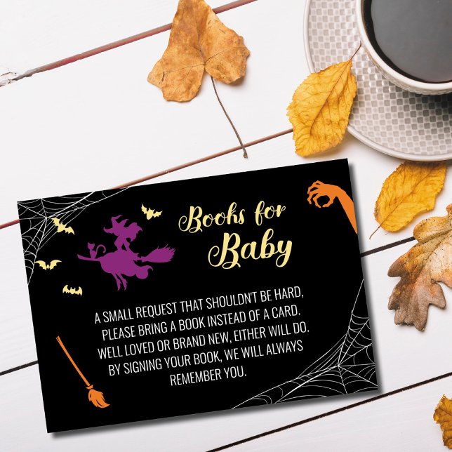 Hocus Pocus Baby Shower Books for Baby Card (Creator Uploaded)
