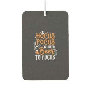 Hocus Pocus Beer Halloween Design_1 Car Air Freshener