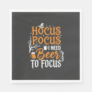 Hocus Pocus Beer Halloween Design_1 Napkin