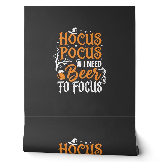 Hocus Pocus Beer Halloween Design_1 Wallpaper (Unrolling)