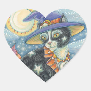 HOCUS POCUS BLACK CAT WITCH, HALLOWEEN STICKERS