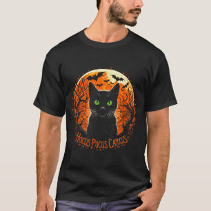 Hocus Pocus Catocus Halloween Black Cat Lover Men T-Shirt