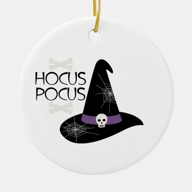 Hocus Pocus Ceramic Ornament (Front)