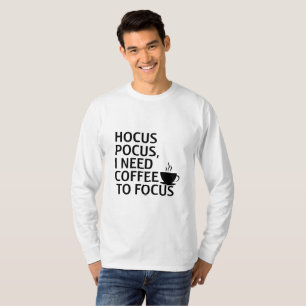 Hocus Pocus Coffee Halloween  T-Shirt
