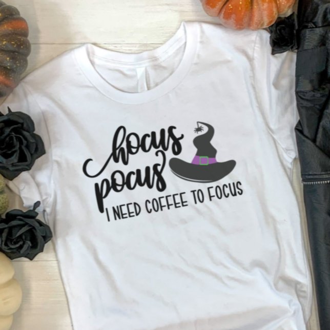 Hocus Pocus Coffee Halloween T-Shirt (Hocus Pocus Shirt)