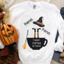 Hocus Pocus Coffee to Focus Halloween sweatshirt