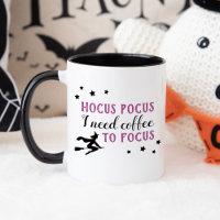 Hocus Pocus Coffee To Focus Purple Halloween
