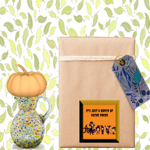 Hocus Pocus Cute Halloween Witch Parade Spooky Fun Square Sticker