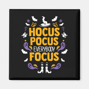 Hocus Pocus Everybody Focus Halloween Outfit Hallo Magnet