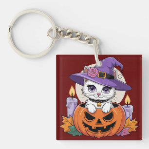 Hocus Pocus Furball Key Ring