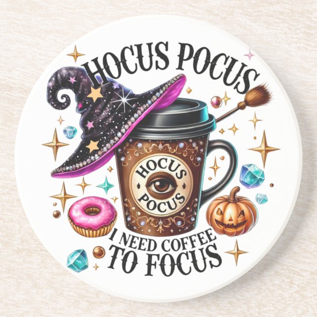 Hocus Pocus Halloween Coaster (Front)