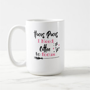 Hocus Pocus Halloween Coffee Mug (Pink)