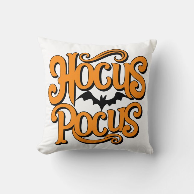 Hocus Pocus Halloween Cushion (Front)