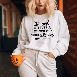 Hocus Pocus Halloween Quote Women's Grey Sweatshirt