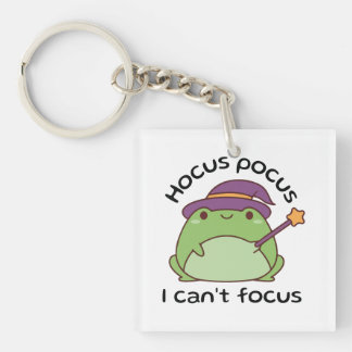 Hocus Pocus I Can’t Focus Frog Key Ring
