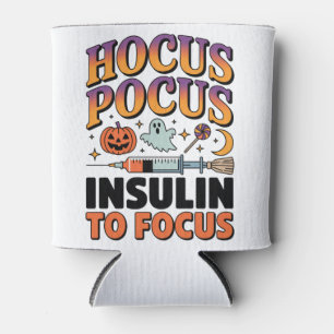 Hocus Pocus I Need Insulin to Focus Diabetes Ghost Can Cooler