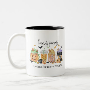 HOCUS POCUS MODERN HALLOWEEN  Two-Tone COFFEE MUG