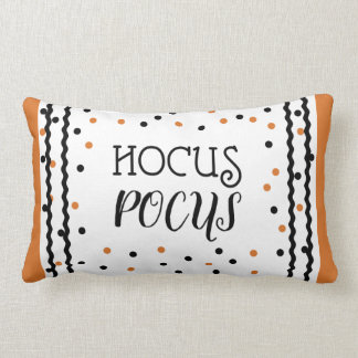 Hocus Pocus Orange Black pillow