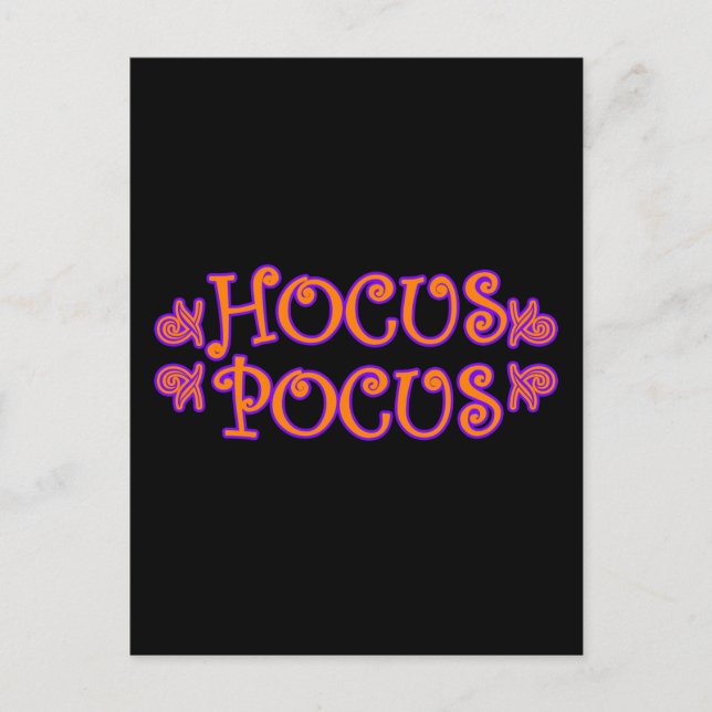 Hocus Pocus Postcard (Front)