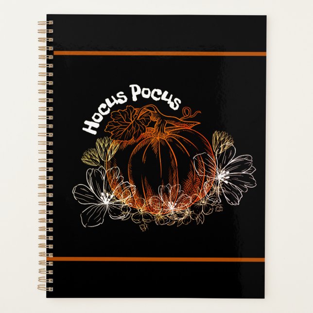Hocus Pocus Pumpking Planner (Front)