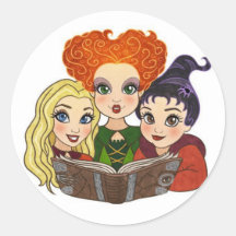 Hocus Pocus Sisters Stickers