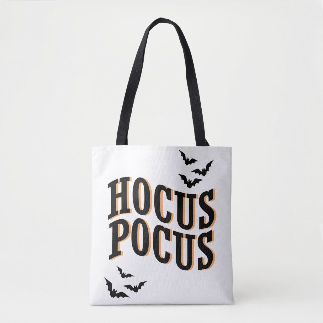 Hocus Pocus Spooky Cute Witches Halloween  Tote Bag (Front)