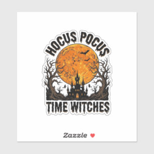 Hocus Pocus Time Witches Vintage Halloween Shirt D