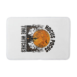 Hocus Pocus Time Witches Vintage Halloween Shirt D Bath Mat