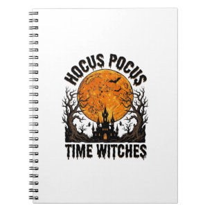 Hocus Pocus Time Witches Vintage Halloween Shirt D Notebook