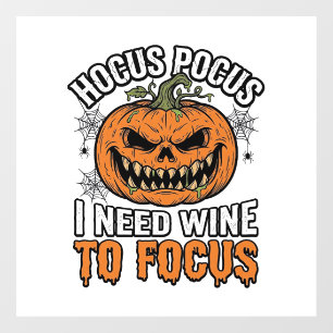 Hocus Pocus Wine Pumpkin Halloween Shirt Design_1