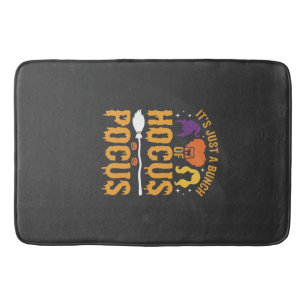 Hocus Pocus Witch Halloween Vector Design Bath Mat