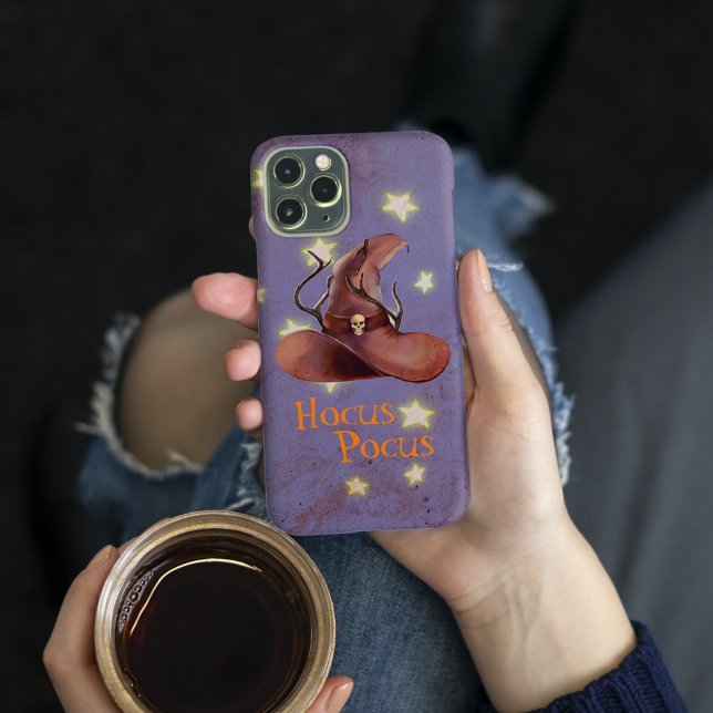 Hocus Pocus Witch Hat Halloween Spooky iPhone Case (Creator Uploaded)