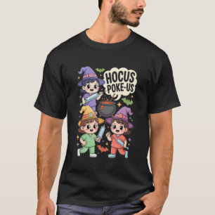 Hocus Poke-Us Nurse Witch Halloween Costume Humor T-Shirt
