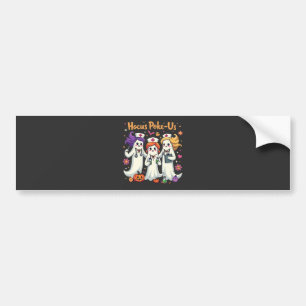 Hocus-Poke Us Nursing Spooky Halloween Ghost  Bumper Sticker