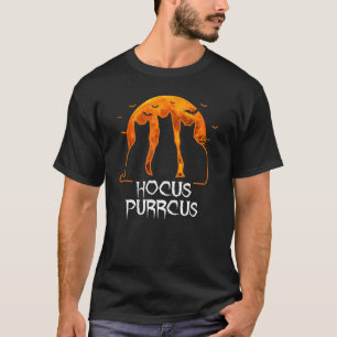 Hocus Purrcus Pocus Halloween Witch Cats Funny Par T-Shirt