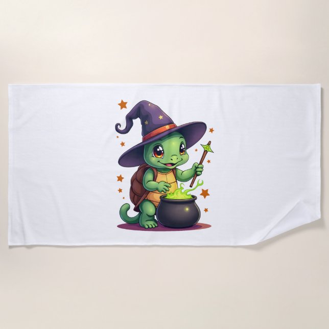 Hocus Shellcus Turtle Beach Towel (Front)