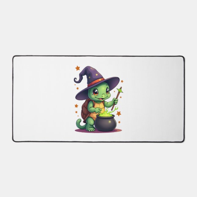 Hocus Shellcus Turtle Desk Mat (Front)