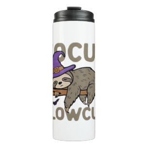 Hocus Slowcus Funny Halloween Sloth Classic T-Shir Thermal Tumbler