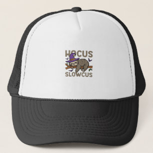 Hocus Slowcus Funny Halloween Sloth Classic T-Shir Trucker Hat