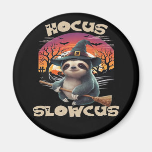 Hocus Slowcus Sloth lovers Halloween costume tee E Magnet