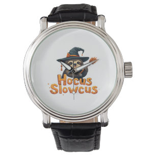 Hocus Slowcus Sloth lovers Halloween costume tee E Watch