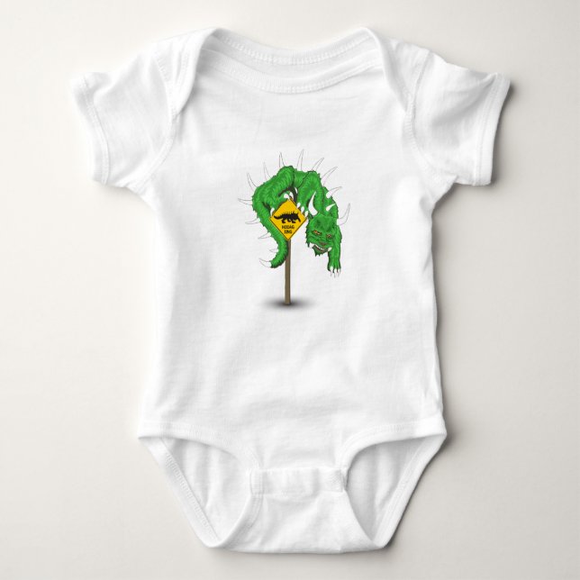 Hodag Crossing Baby Bodysuit (Front)