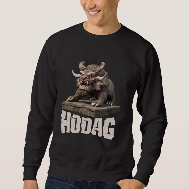 Hodag Wisconsin Cryptid Folklore Mythical Sweatshirt (Front)