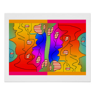 Hodge Podge Wall Art Poster Art