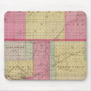 Hodgeman and Ford Counties, Bellefont, Kansas Mouse Pad
