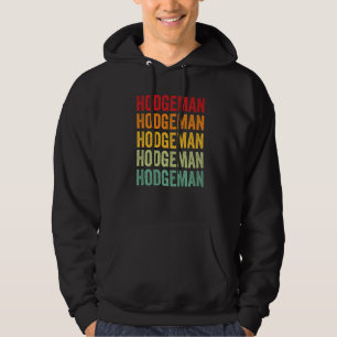 Hodgeman County Kansas Rainbow Text Hoodie