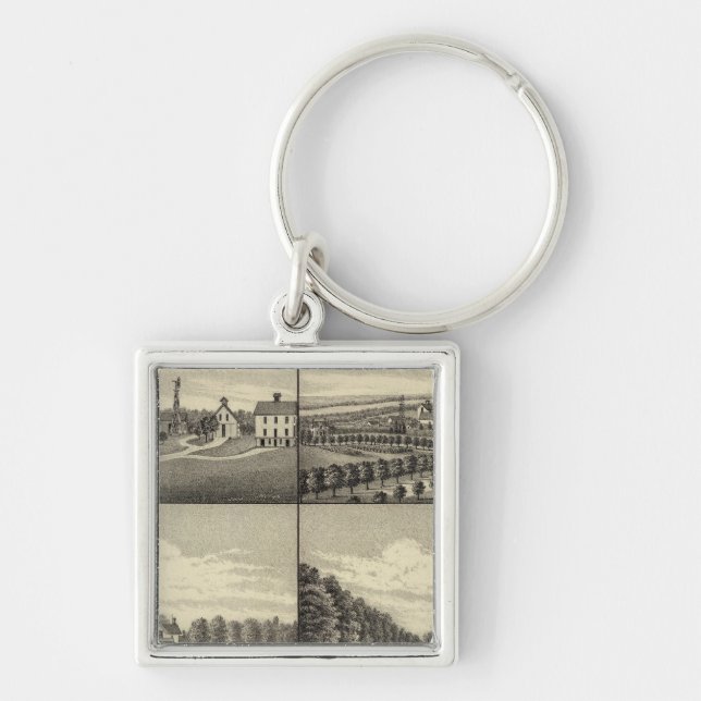 Hodges Home, Nebraska Key Ring (Front)
