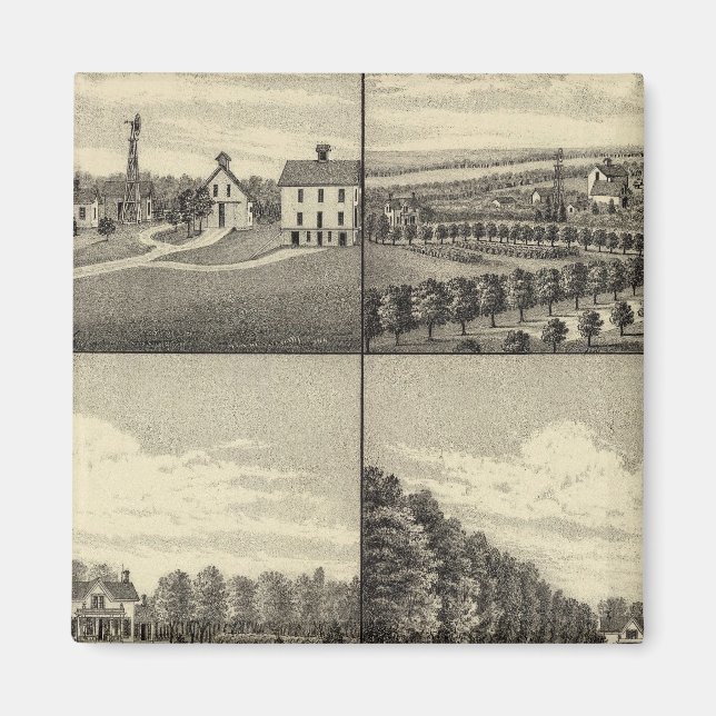 Hodges Home, Nebraska Magnet (Front)